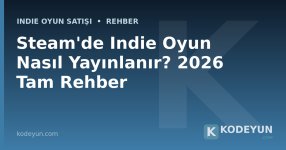 Steam'de indie oyun yayınlama rehberi 2026 - Kodeyun