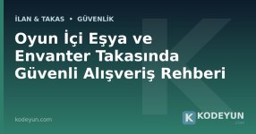 Oyun içi eşya ve envanter takasında güvenli alışveriş rehberi - Kodeyun Oyun içi eşya ve envanter takasında güvenli alışveriş rehberi - Kodeyun
